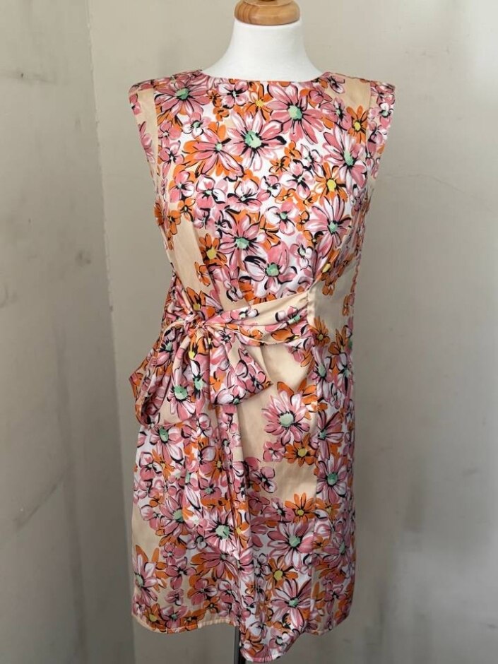 River Island Women Dress 100% Polyester Multi-coloured Size: M