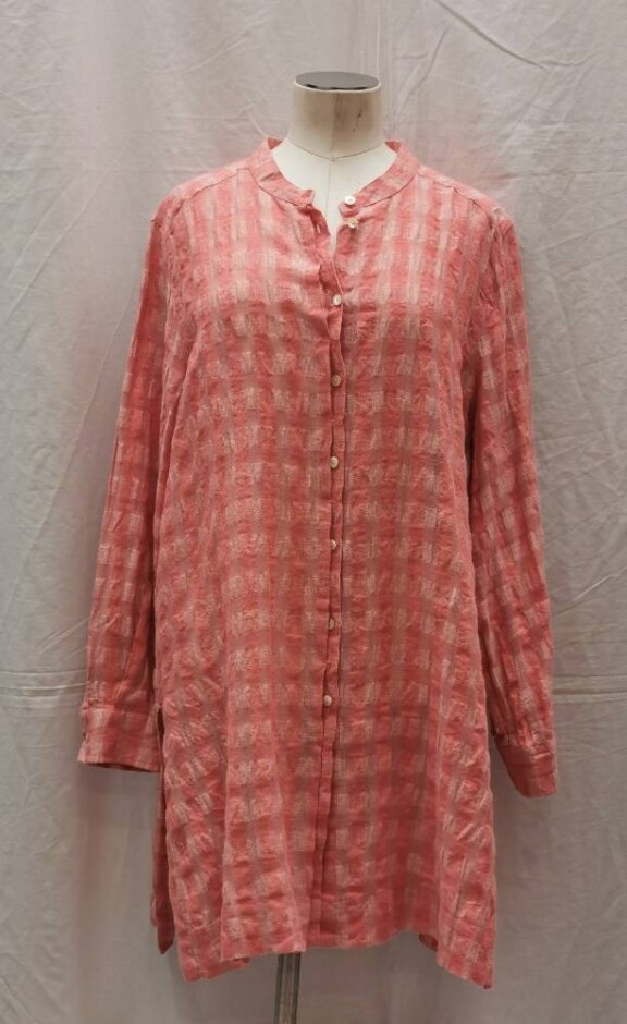 Poetry Oversize Check Shirt Pink Size: 16