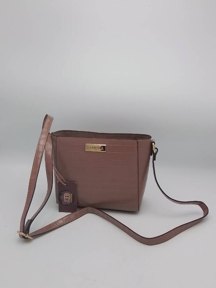 Carvela Ronnie Small Cross Body Bag In Nude