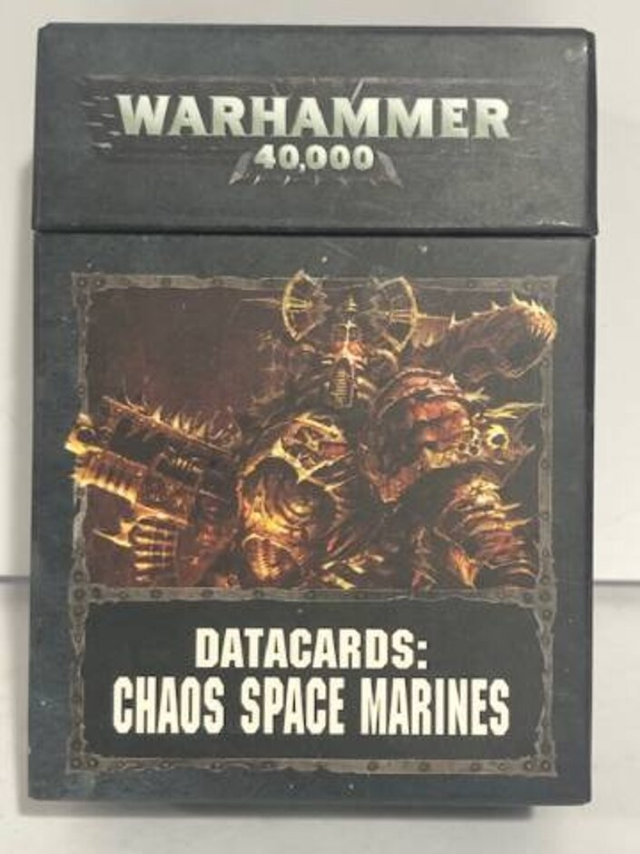 Warhammer 40k Datacards: Chaos Space Marines