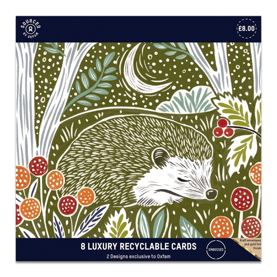 Lino Christmas Card (8 Pack)