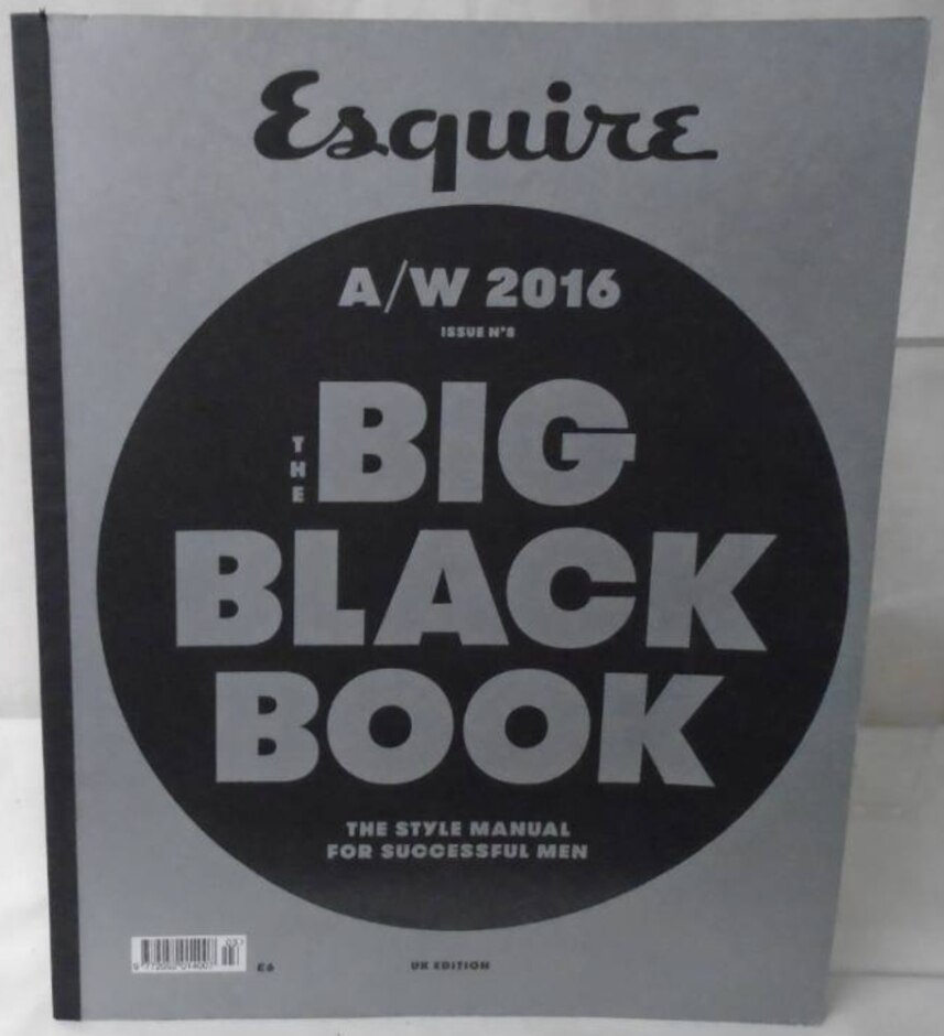Esquire Autumn/winter 2016 Issue No. 8: The Big Black Book (uk Edition From October 2016)