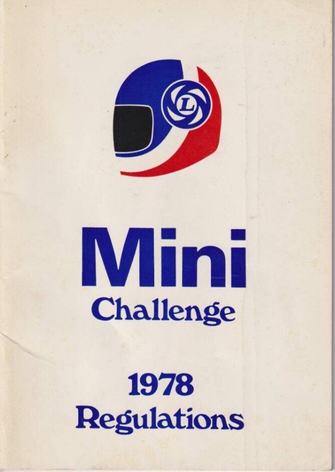 Mini Challenge 1978 Regulations