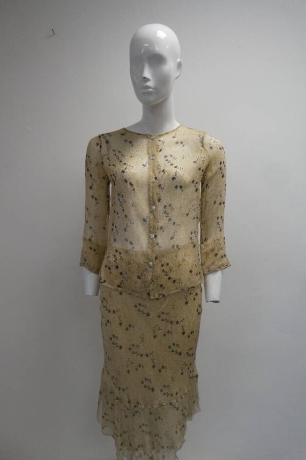 Fenn Wright Manson Co-ord Brown Floral Size: 10