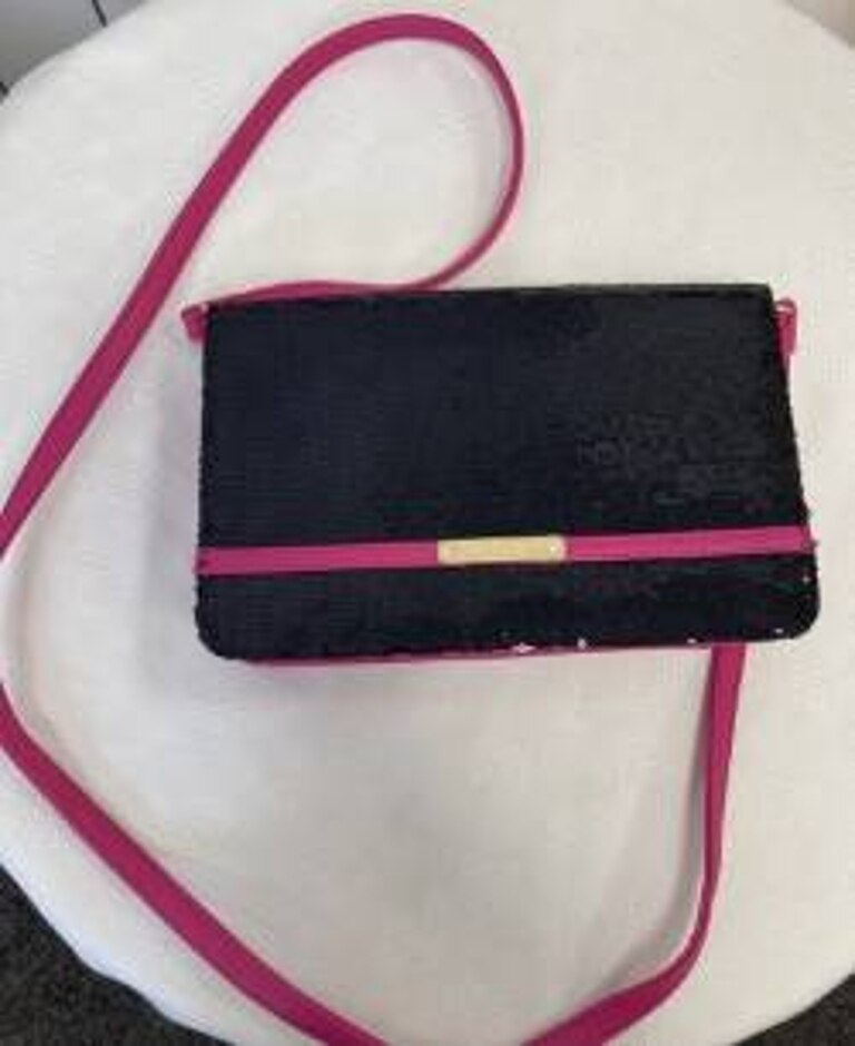 Juicy Couture Sequin Clutch Bag With Strap.