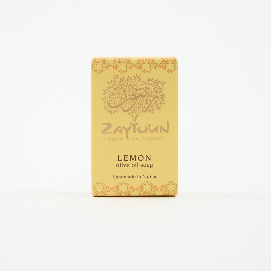 Zaytoun Lemon Olive Oil Soap - 100g