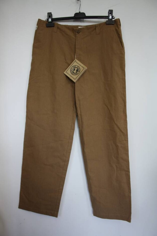 The Earth Collection  Wide Leg Trousers Brown Size: S