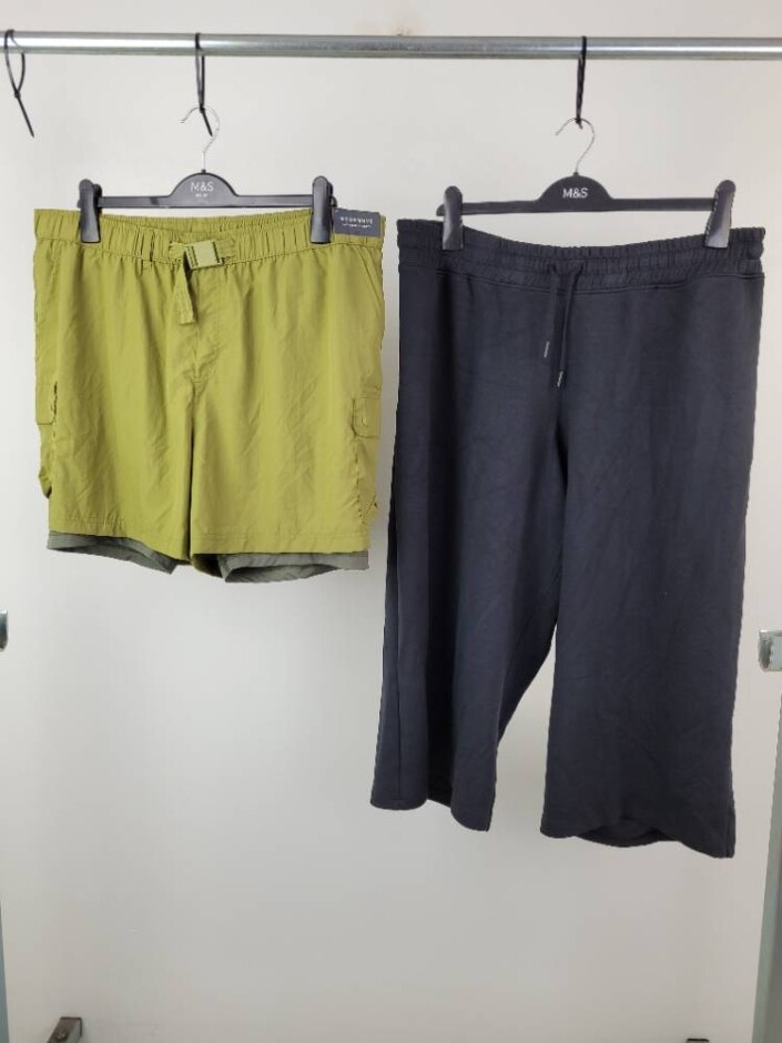 M&s Goodmove` 2pcs Shorts & Culottes Bundle Multi Size: 20