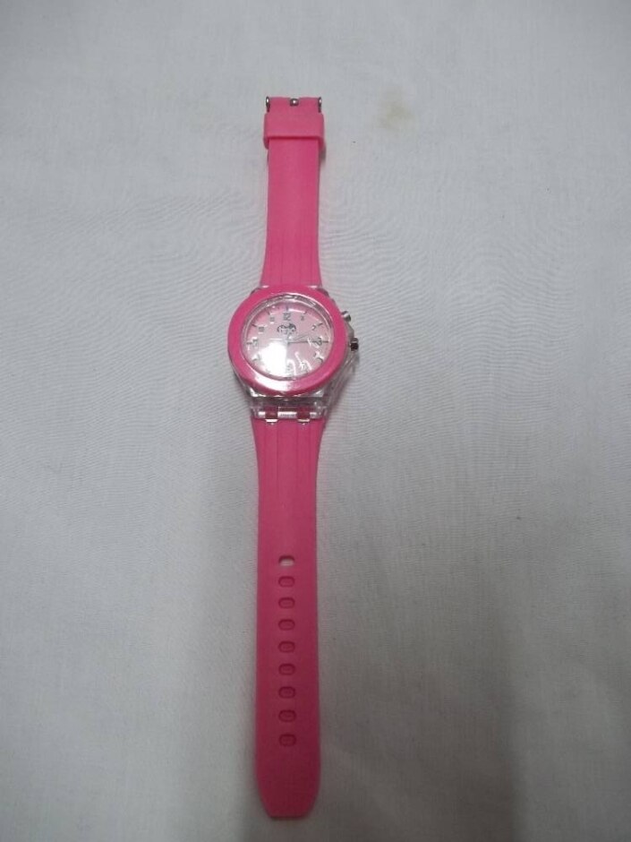 Pink Tinc Boogie Watch With Silicone Strap