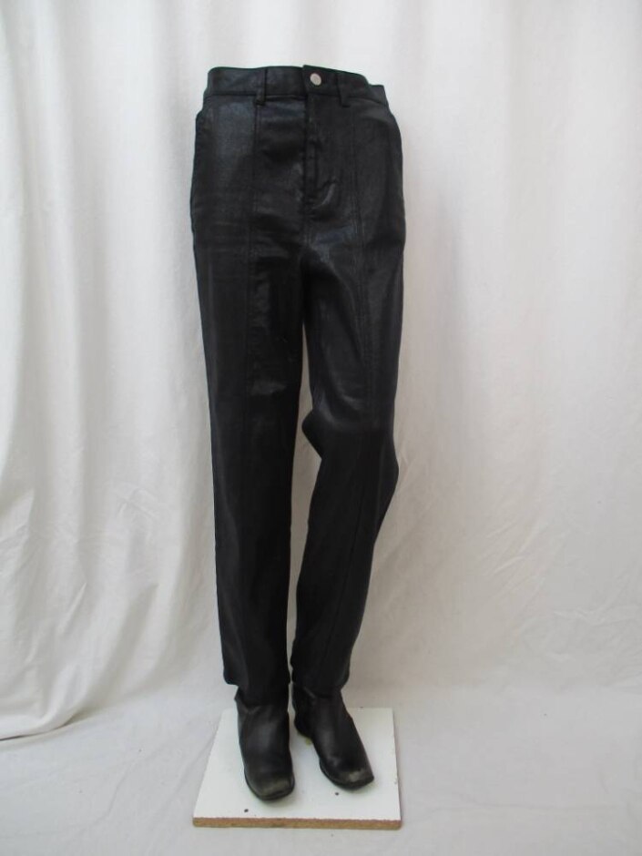 Mint Velvet Straight Fit Jeans Black Size: 8