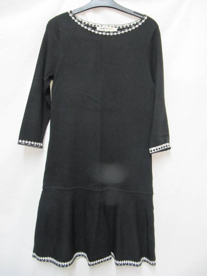 Clements Ribeiro Knitted Dress Black/white Size: S