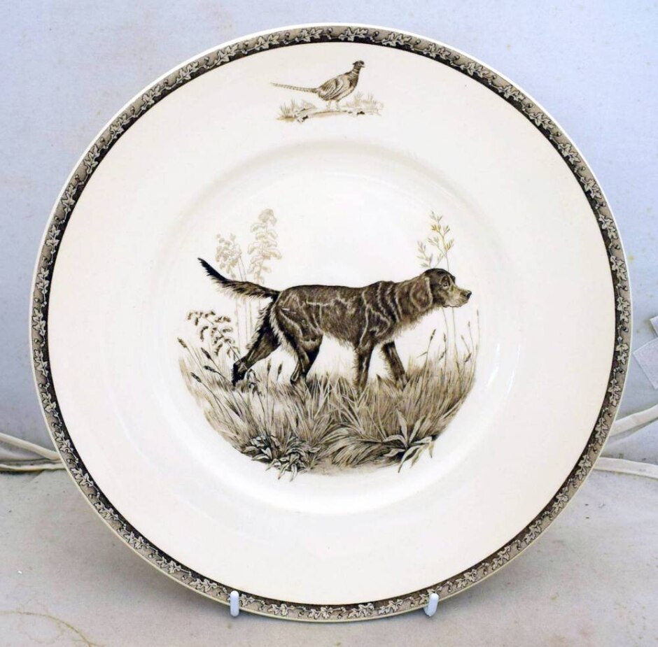 Wedgwood American Sporting Dog Plate Gordon Setter