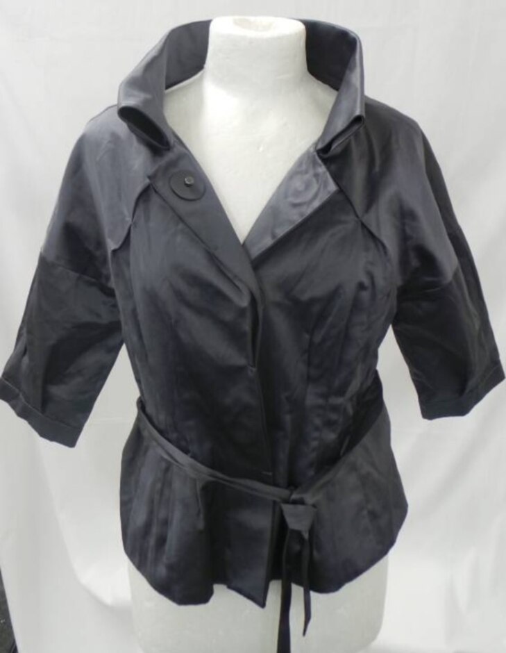 Robert Rodriguez Stylish Jacket/blouse Grey Size: 6