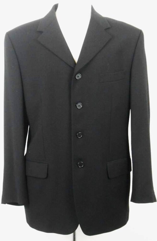 David Moss Single Breasted Jacket Black Size: M