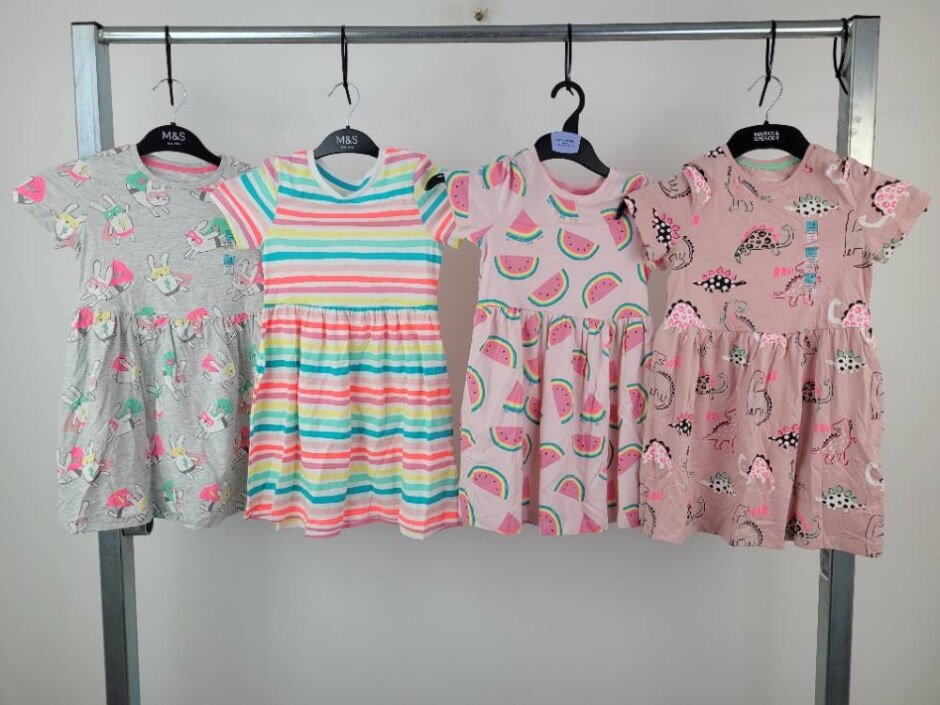 M&s 4pcs  Summer Dress Bundle Multi Size: 5 - 6 Years
