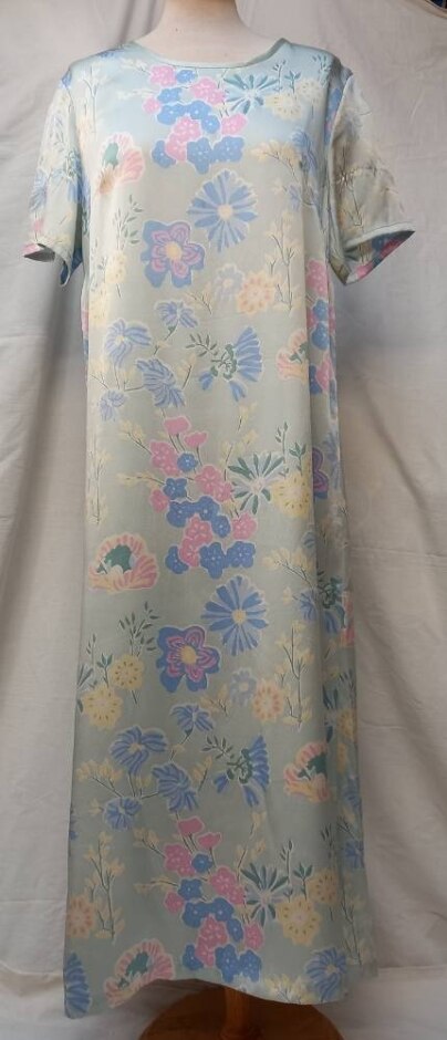 Beckford Collection Silk Maxi Dress Multicoloured Size: M