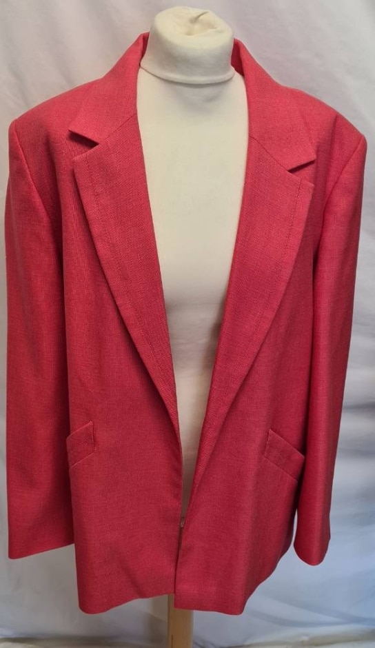 Holmewood Vintage Blazer Jacket Pink Size: 18