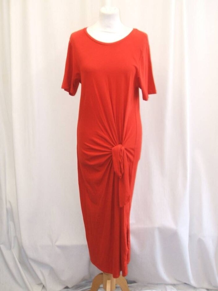Hush T Shirt Maxi Dress Red Size: S