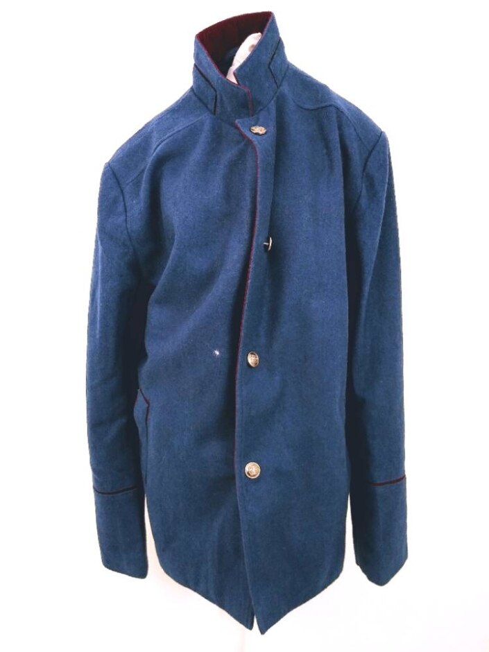 The Wool Makers Wool Blend Coat Bnwt Blue Size: M