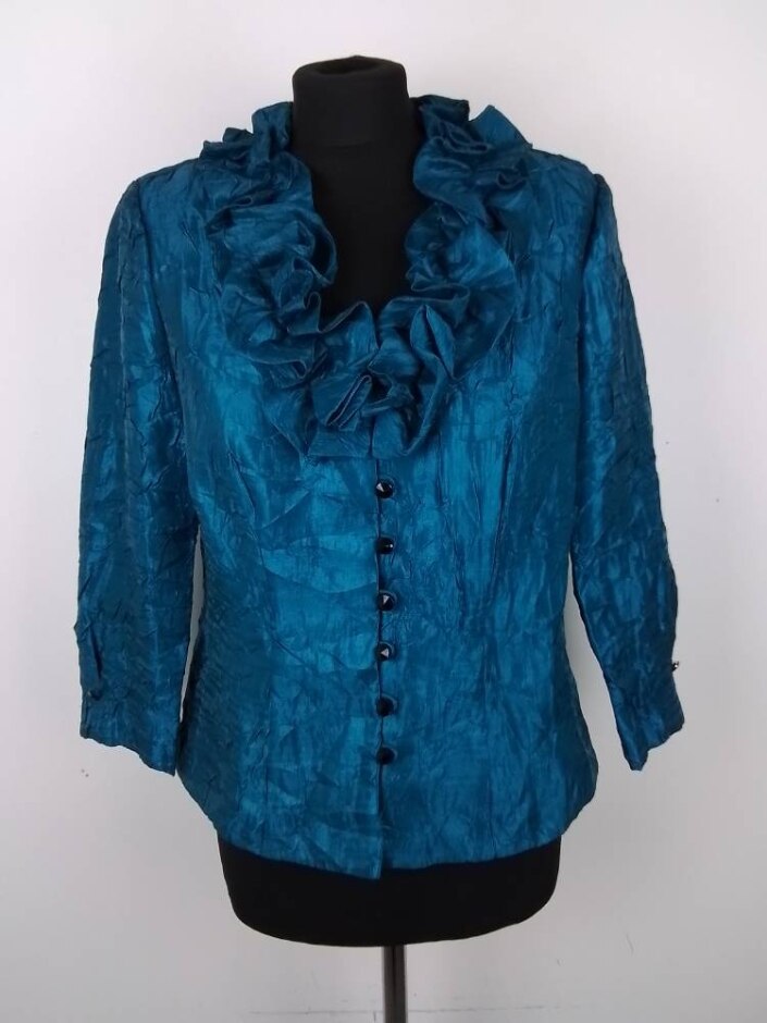 J.r. Nites Evening Jacket Teal Size: 10