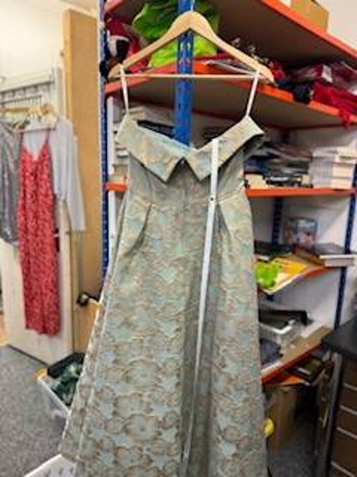 Club London Club Dress Light Blue  Light Blue  Size: 14
