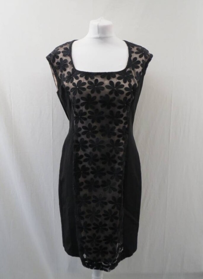 Mint Velvet Dress Black Size: 14