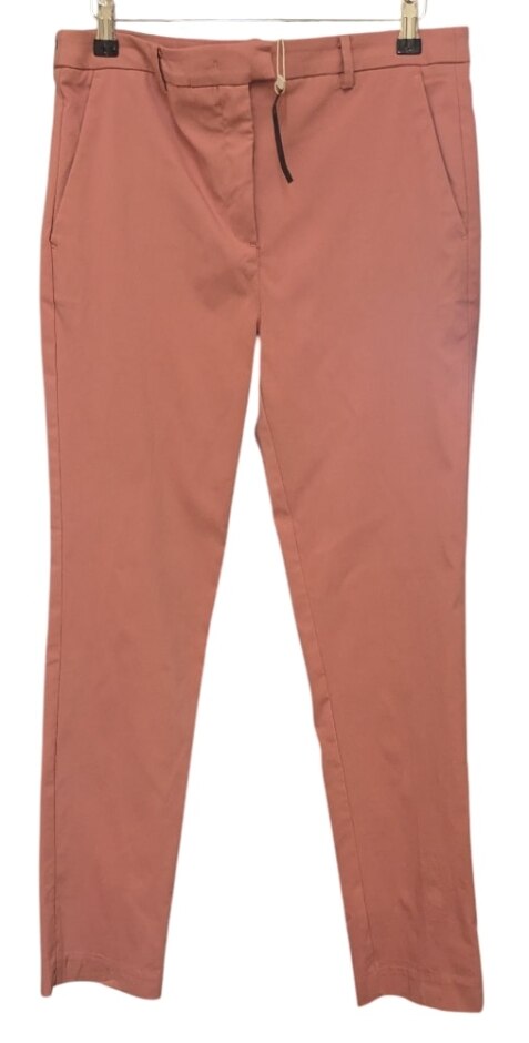 Mango   Slim Fit Trousers Mid-pink Size: 8