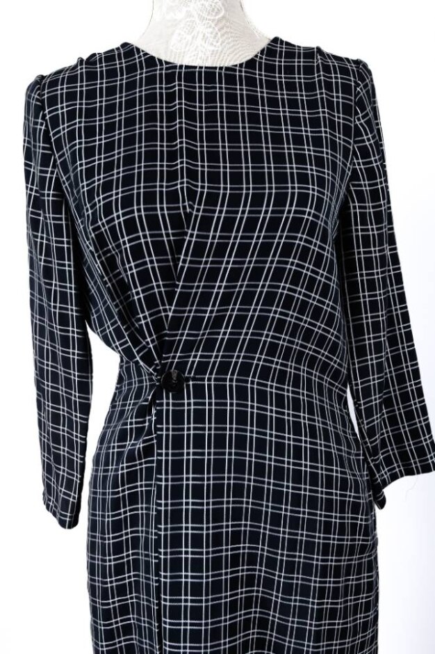 Jigsaw Woman's Dress Black And White Size: 8