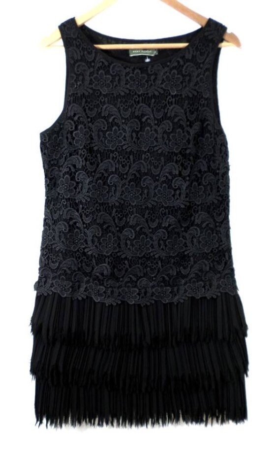 Mint Velvet Lace Dress Black Size: 14