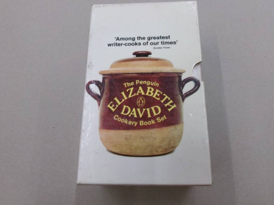 Cookery Book Set By Elizabeth David. Penguin 1974. Good Condition Boxed Set Paperbacks.