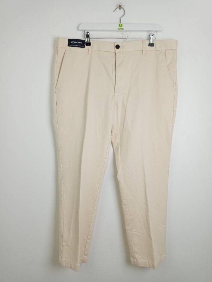 Autograph Chino Trousers W30 L31 Cream Size: 30
