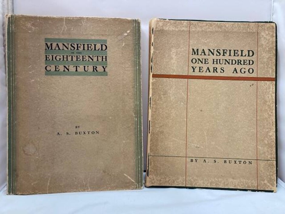 Two Titles: 'mansfield 100 Years Ago'. 'mansfield In The Eighteenth Century'.