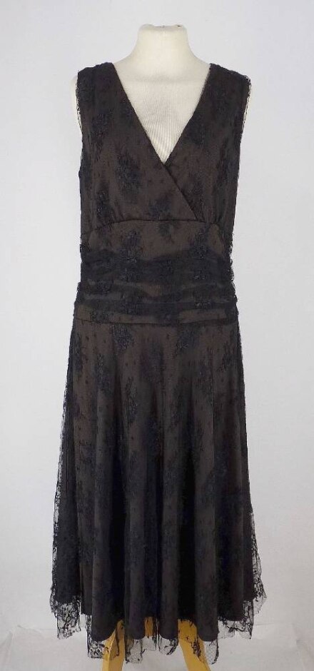 Monsoon Ladies Lacey Littleblack Dress Black Size: 10