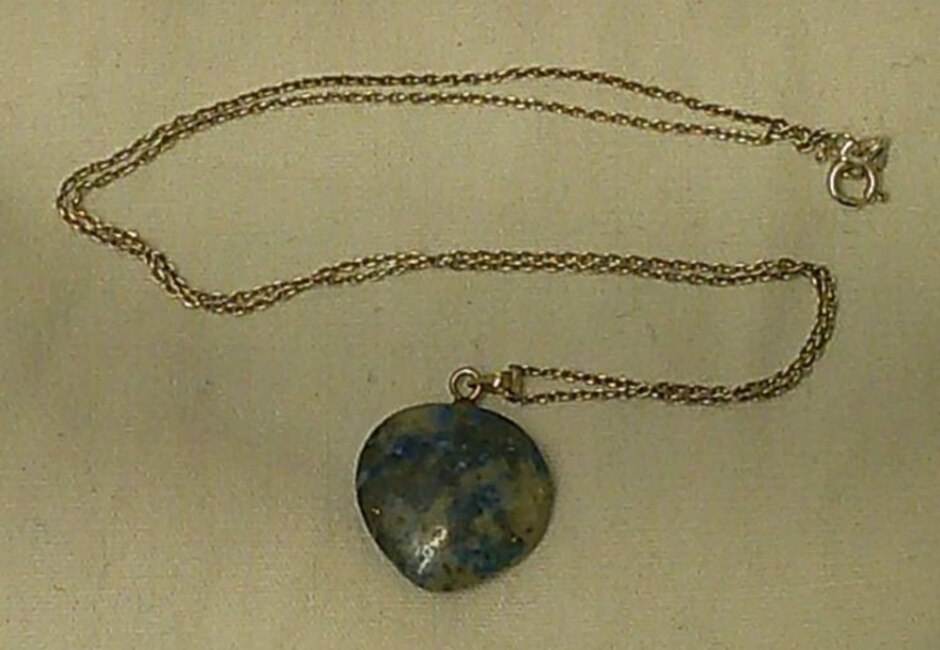 925 Silver Chain With Sodalite Pendant