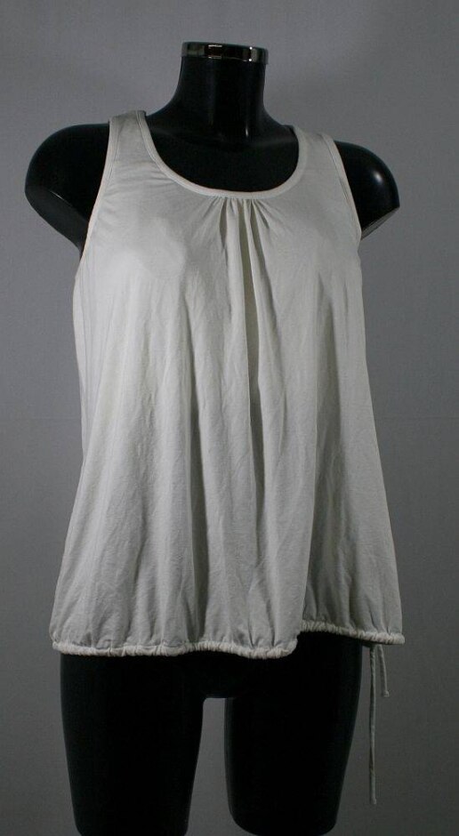 Bravissimo 34gg-h Racing Back Vest Top Cream Size: L