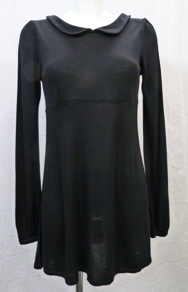 Topshop Short Dress Black Size: 10