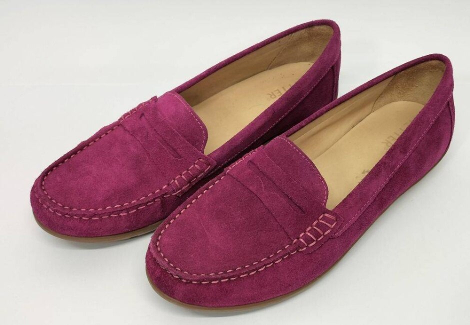 Hotter Purple Suede Shoes. Size 9