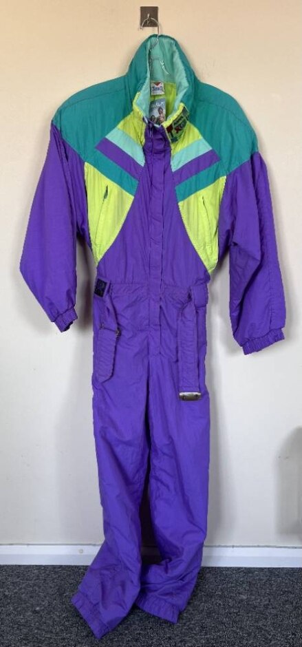 Rodeo (vintage) Ski-suit  Mix-colours Size: 14