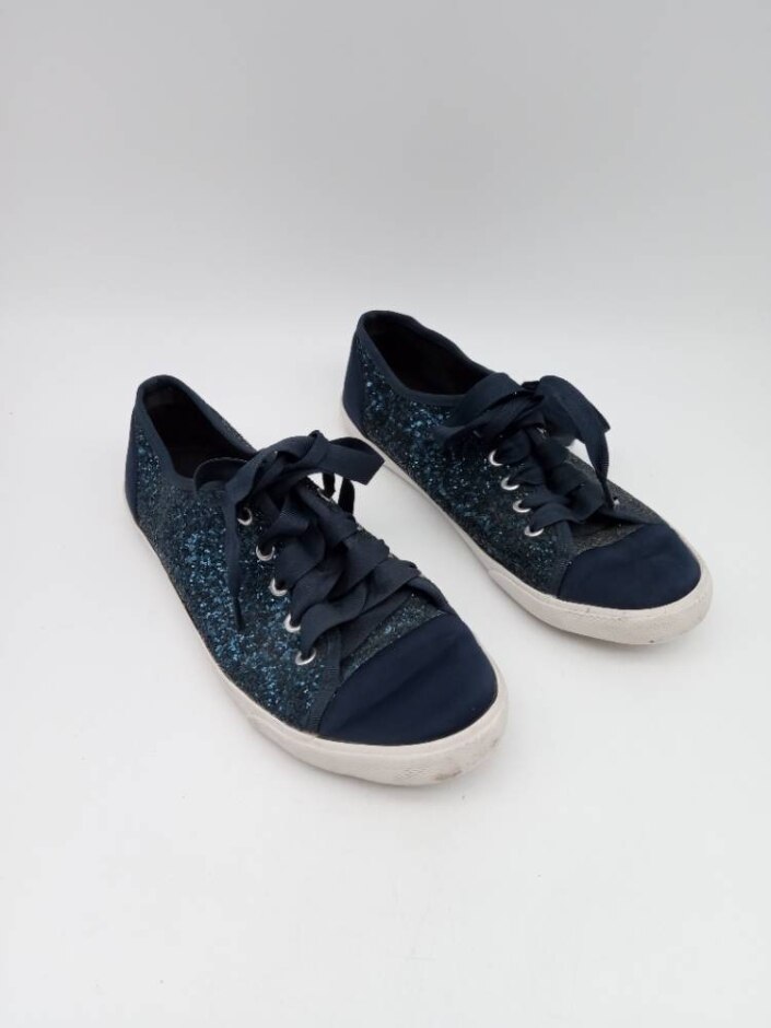 Carvel Kurt Geiger Women's Lace Up Trainers Size 7 Navy