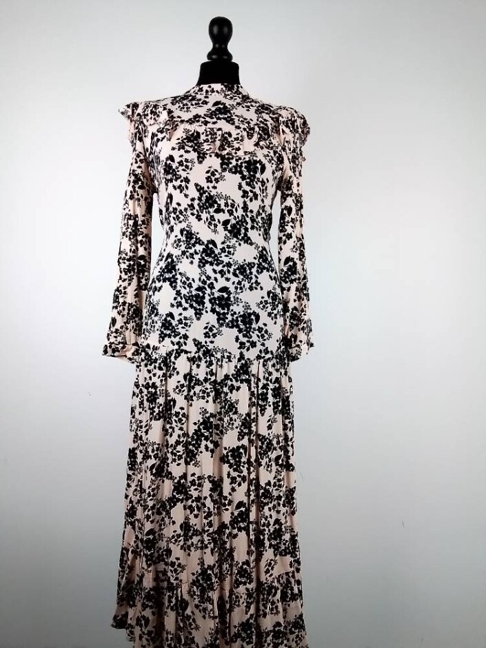 Topshop Maxi Floral Dress Multi Size: 6