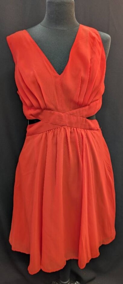 Asos Casual Dress Red Size: 12