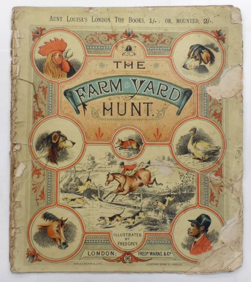The Farm Yard Hunt - An Aunt Louisa's London Toy Book