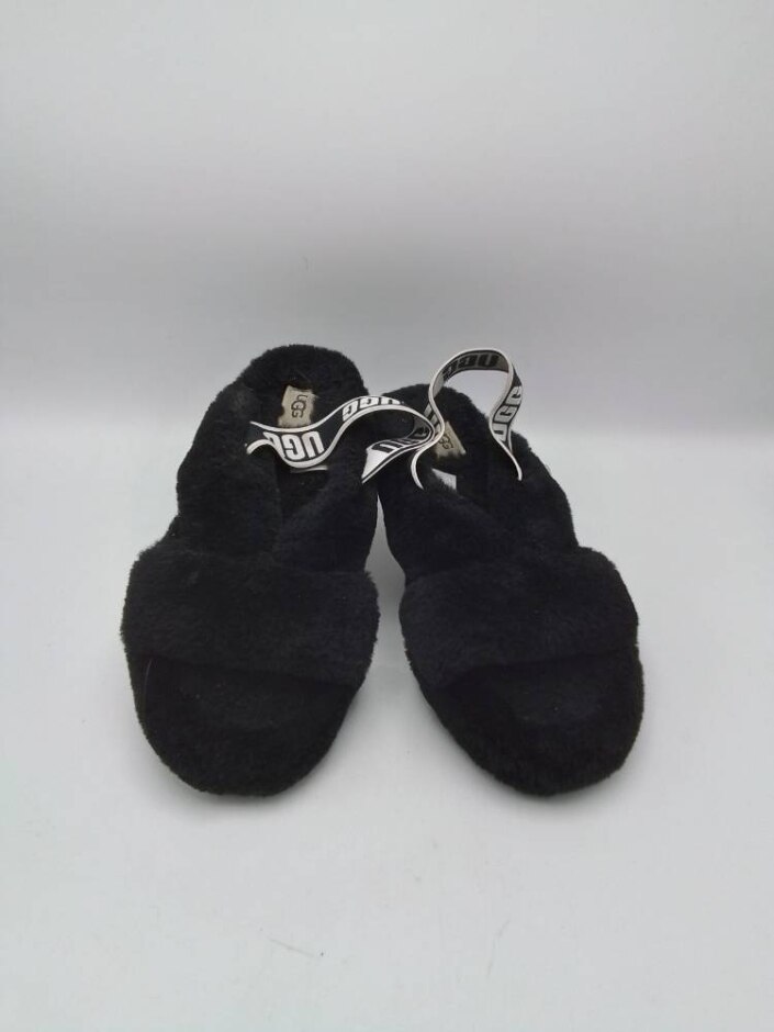 Ugg Women's Fluff Yeah Slide Black Size 6