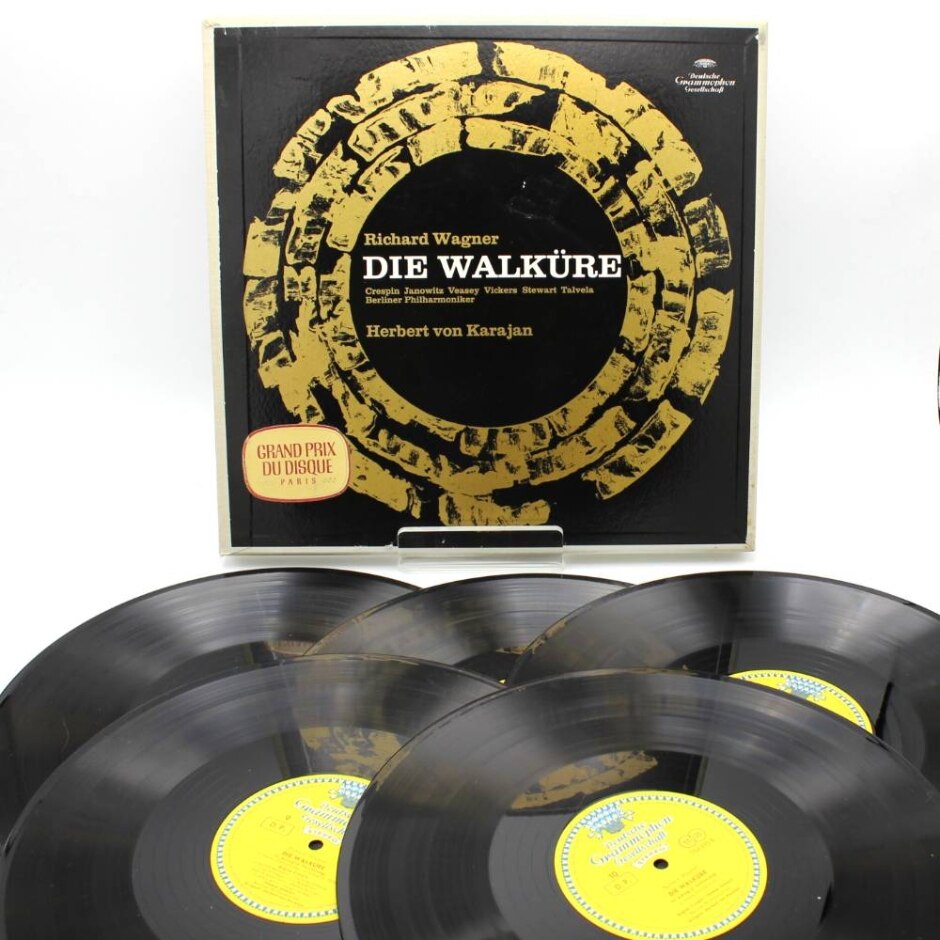Wagner/ Von Karajan – Die Walküre - 1969 German 5lp Box Set - Near Mint