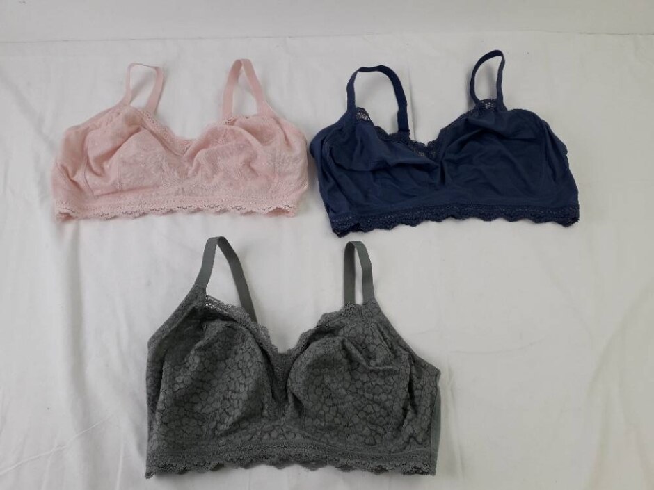 M&s Marks & Spencer Non-wired Lace Unpadded Brasx3 Multi Size: 36f