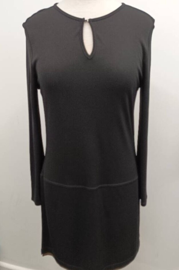 Planet Jersey Shift Dress  Black Size: M
