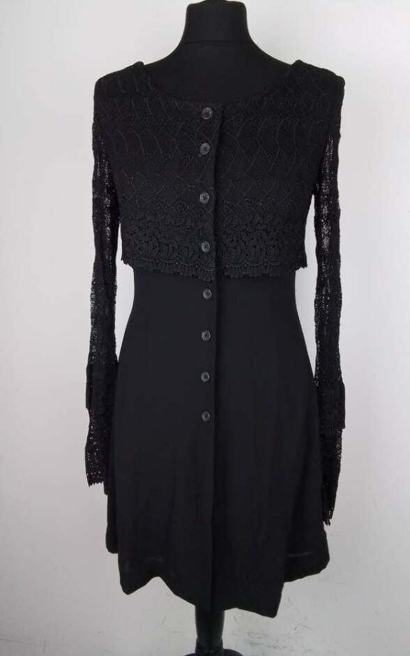 Walter Ma Lace Dress Black  Size: S