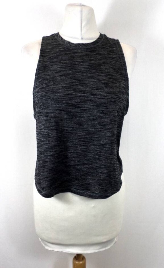 Lululemon Gym Top Dark Grey Size: S