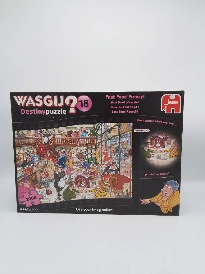 Wasgij Destiny 18 Fast Food Frenzy 1000 Piece Jigsaw Puzzle