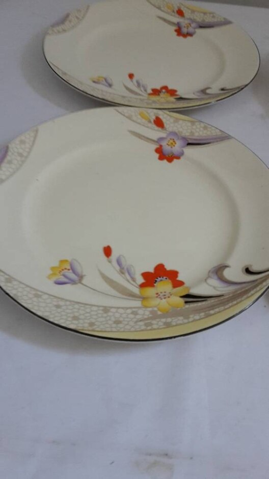 4 Tams Wear 1930's  Plates 22 Cms Diameter  Pattern Belvedere